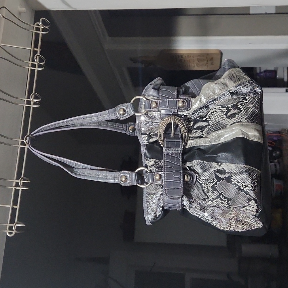 Gray purse
